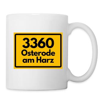 ANCIEN CODE POSTAL RETRO 3360 OSTERODE HARZ - Mug blanc - blanc - Droite