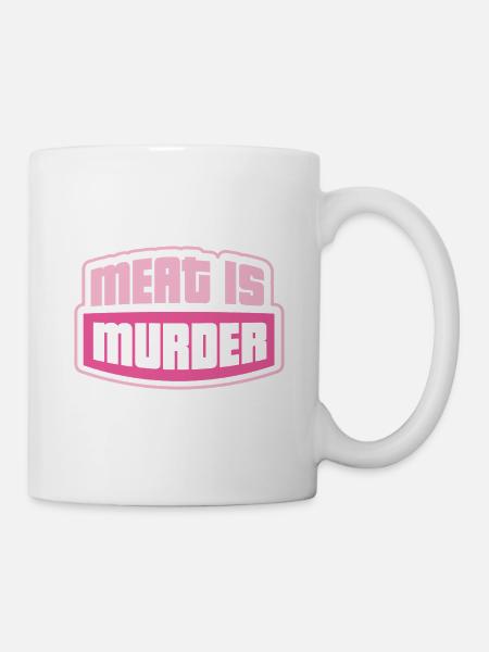 Vegan Statement - Tasse - Weiß