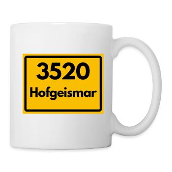 ANCIEN CODE POSTAL RETRO 3520 HOFGEISMAR - Mug blanc - blanc - Droite