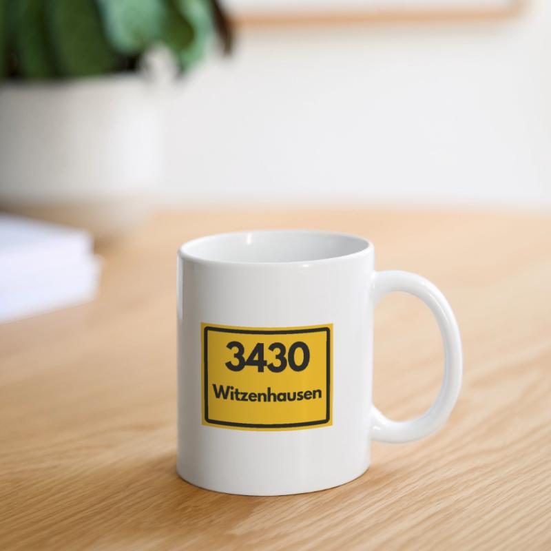 OLD POSTCODE ZIP CODE RETRO 3430 WITZENHAUSEN Mug