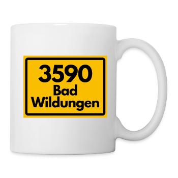 OLD POSTCODE POSTCODE RETRO 3590 BAD WILDUNGEN - Mug - white - Right