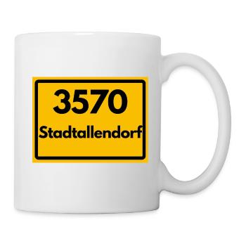 OLD POSTCODE POSTCODE RETRO 3570 STADTALLENDORF - Mug - white - Right