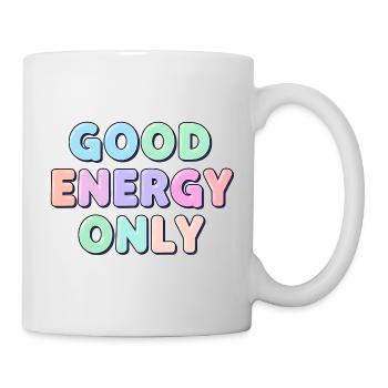 Good Energy Only for Positive People Shirt - Mug - white - Right
