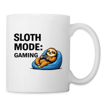 Sloth-Modus-Gaming - Tasse - Weiß - Rechts
