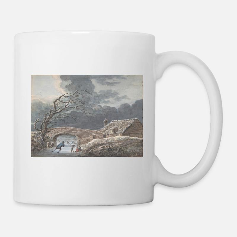 Vincent Jansz van der Vinne - Winter Landscape - Mug - white