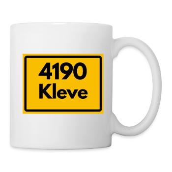 ALTE POSTLEITZAHL PLZ RETRO 4190 KLEVE – NRW - Tasse - Weiß - Rechts