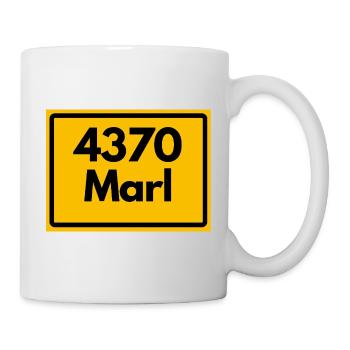 OLD POSTCODE POSTCODE RETRO 4370 MARL – NRW - Mug - white - Right