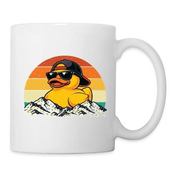 Canard en caoutchouc Amoureux du canard Canard Petit Canard - Mug blanc - blanc - Droite