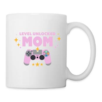 Level freigeschaltet: Mama - Tasse - Weiß - Rechts
