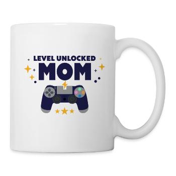 Level freigeschaltet: Mama - Tasse - Weiß - Rechts