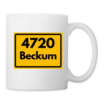 ALTE POSTLEITZAHL PLZ RETRO 4720 BECKUM – NRW - Tasse - Weiß - Rechts