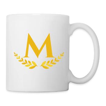 M - Tasse - Weiß - Rechts