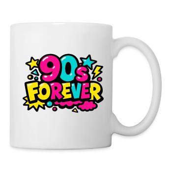 Pop Éternelle des années 90 - Mug blanc - blanc - Droite