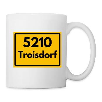 ALTE POSTLEITZAHL PLZ RETRO 5210 TROISDORF - Tasse - Weiß - Rechts