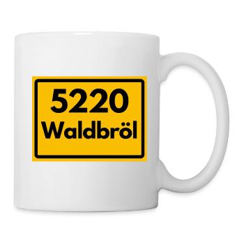ALTE POSTLEITZAHL PLZ RETRO  5220 WALDBRÖL - Tasse - Weiß - Rechts