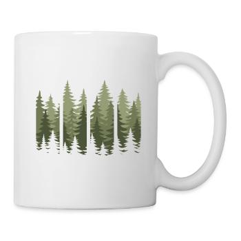 Forêt Nature Arbres Nature Nature Amoureux de la nature - Mug blanc - blanc - Droite