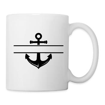Ancre - Mug blanc - blanc - Droite