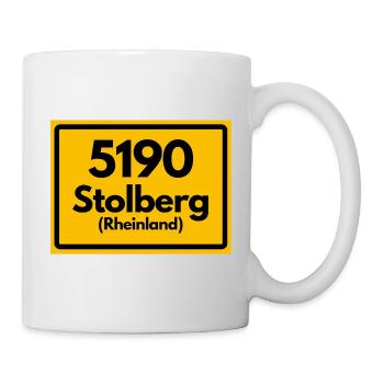 ALTE POSTLEITZAHL PLZ 5190 STOLBERG (RHEINLAND) - Tasse - Weiß - Rechts