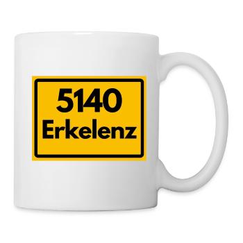 ALTE POSTLEITZAHL PLZ RETRO 5140 ERKELENZ NRW - Tasse - Weiß - Rechts
