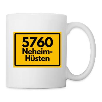 ALTE POSTLEITZAHL PLZ RETRO 5760 NEHEIM-HÜSTEN - Tasse - Weiß - Rechts