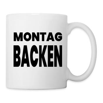 Backen - Tasse - Weiß - Rechts