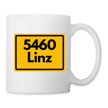 ALTE POSTLEITZAHL PLZ RETRO 5460 LINZ AM RHEIN - Tasse - Weiß - Rechts