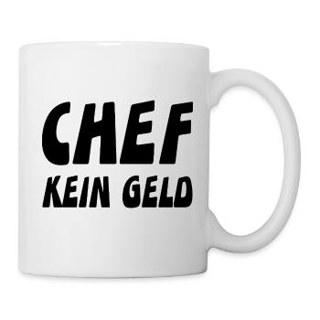 Chef - Tasse - Weiß - Rechts