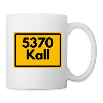 ALTE POSTLEITZAHL PLZ RETRO 5370 KALL - Tasse - Weiß - Rechts