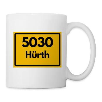 ALTE POSTLEITZAHL PLZ RETRO 5030 HÜRTH - Tasse - Weiß - Rechts