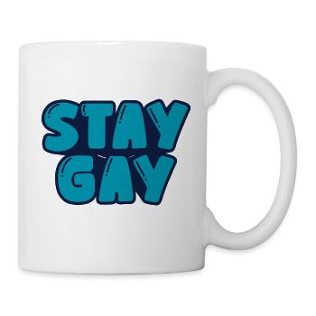 stay gay - Mug - white - Right