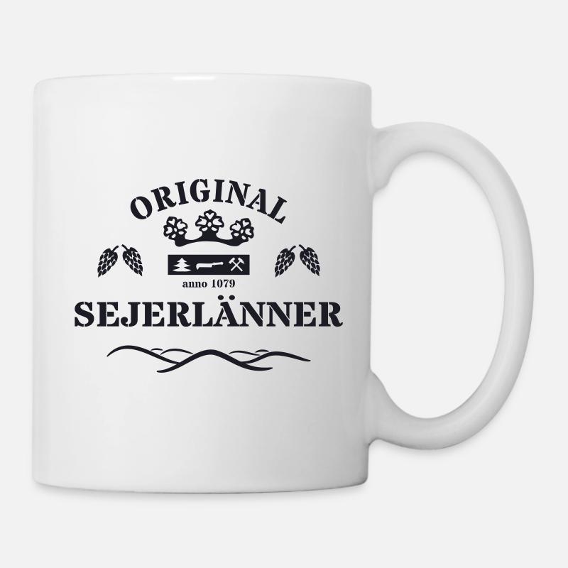 Original Sejerlänner Siegerländer Siegen Krönchen - Tasse - Weiß