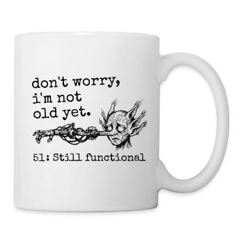 51st Birthday - 51st Anniversary Humor Gift - Mug - white - Right