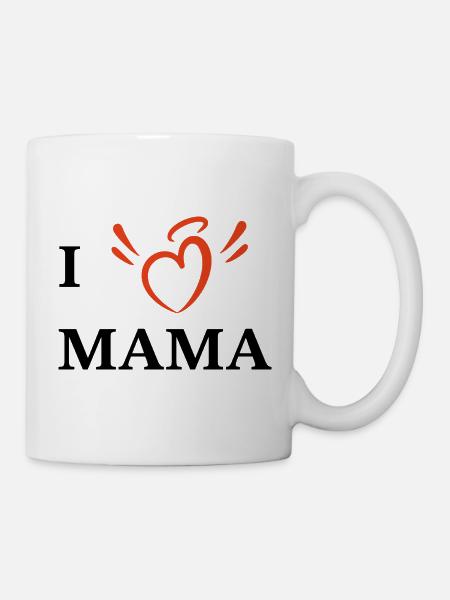 I love mom - Mug - white