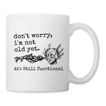 42nd Birthday - 42nd Anniversary Humor Gift - Mug - white - Right