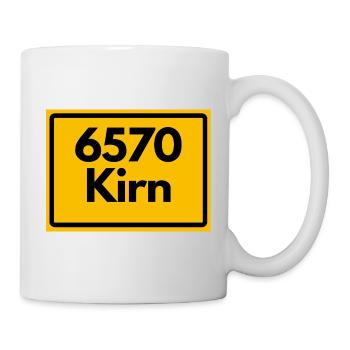 ALTE POSTLEITZAHL PLZ RETRO 6570 KIRN - Tasse - Weiß - Rechts
