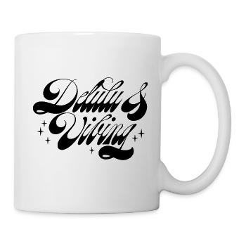 Delulu & Vibing - Tasse - Weiß - Rechts