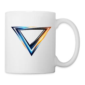 Leotard Design Triangle Sporty Modern Style - Mug - white - Right