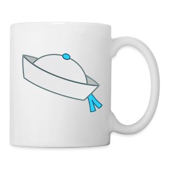 Comic Stil matrosenmütze - Tasse - Weiß - Rechts
