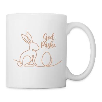 God Påske, Süßes Hasen Oster Shirt, Tasche, Hoodie - Tasse - Weiß - Rechts
