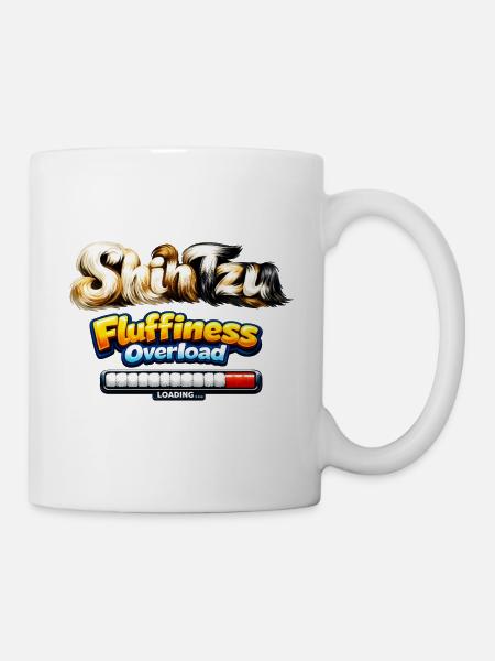 Schienbein-Fluffigkeit-Überladung - Tasse - Weiß