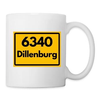 ANCIEN CODE POSTAL RÉTRO 6340 DILLENBURG HEIMAT - Mug blanc - blanc - Droite