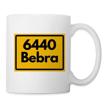 ALTE POSTLEITZAHL PLZ RETRO 6440 BEBRA HEIMATSTOLZ - Tasse - Weiß - Rechts