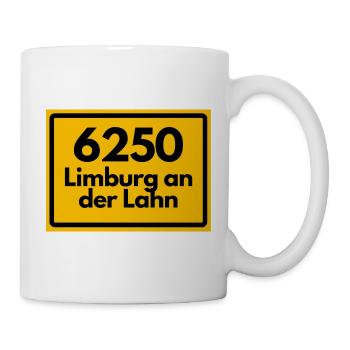 ALTE POSTLEITZAHL PLZ 6250 LIMBURG AN DER LAHN - Tasse - Weiß - Rechts