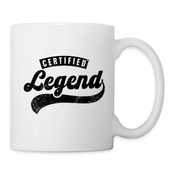 Zertifizierte Legende - Tasse - Weiß - Rechts
