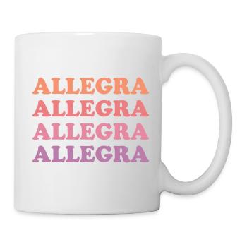 Allegra as a given name - Mug - white - Right