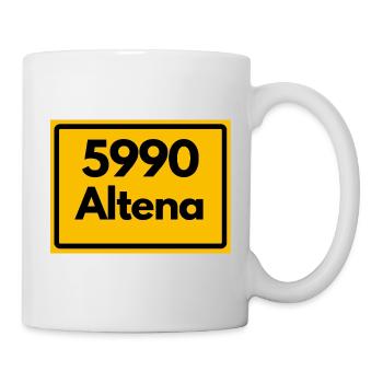 ANCIEN CODE POSTAL RETRO 5990 ALTENA HEIMAT - Mug blanc - blanc - Droite