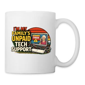 Family Tech Support Unpaid - Mug - white - Right
