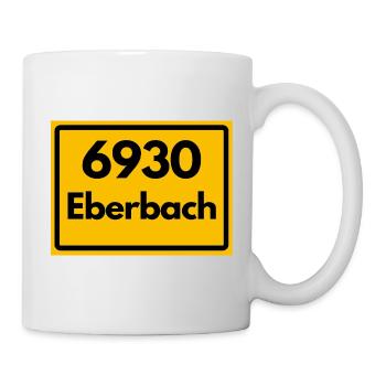 ANCIEN CODE POSTAL RETRO 6930 EBERBACH HEIMAT - Mug blanc - blanc - Droite