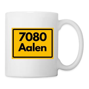 ANCIEN CODE POSTAL RÉTRO 7080 AALEN HEIMATSTOLZ - Mug blanc - blanc - Droite