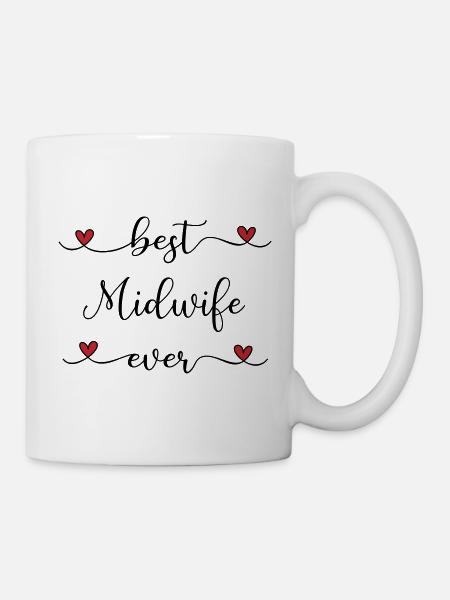 Hebamme - Tasse - Weiß